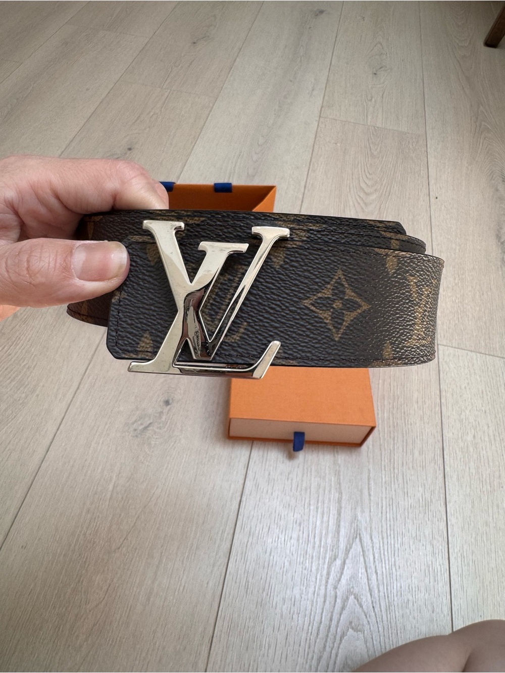 Louis Vuitton Brown Monogram women Reversible Belt size 85*34 - Picture 2 of 8